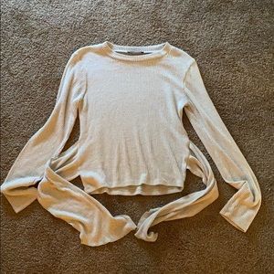 Zara Nude Wrap long sleeve